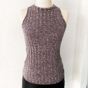 Hollister Heather Knit High Neck Top - Size S